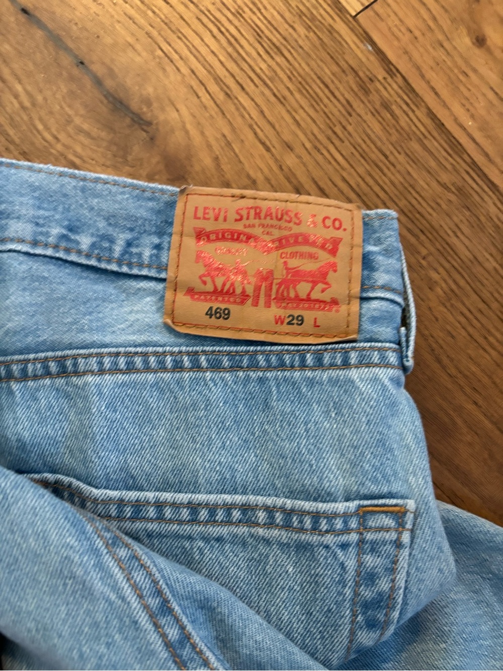 Levi Strauss & Co. Men’s Light Blue Jean Shorts